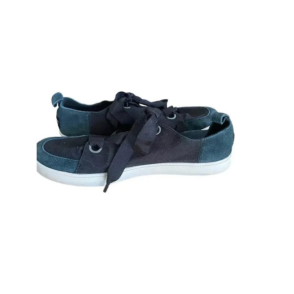 Koolaburra by UGG Women's Black Ribbon Lace Up Penley Canvas Sneaker Size 11 - Picture 5 of 7